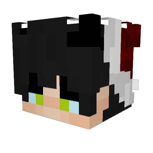Nilenok_82 Minecraft avatar head, 3D render