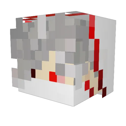 Niles_59351 Minecraft avatar head, 3D render