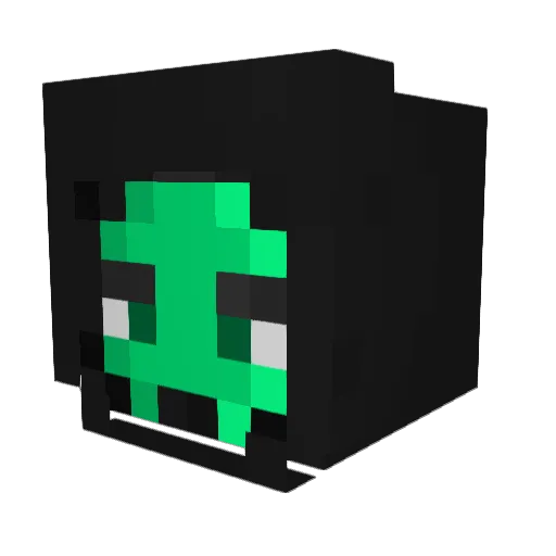Nilocd Minecraft avatar head, 3D render