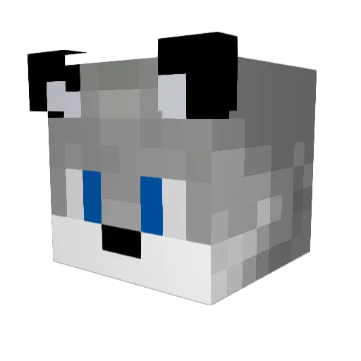 Nilp_PvP Minecraft avatar head, 3D render