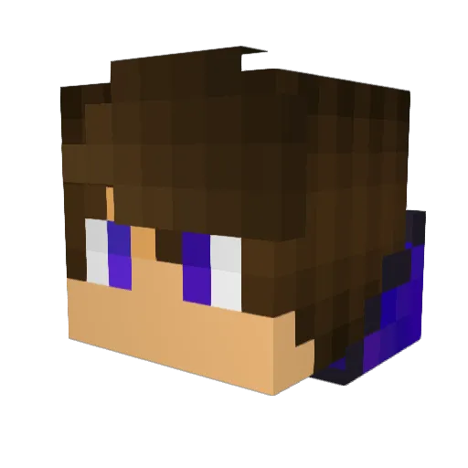 Nils_KLP Minecraft avatar head, 3D render