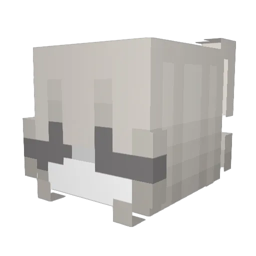 Nils_nope Minecraft avatar head, 3D render