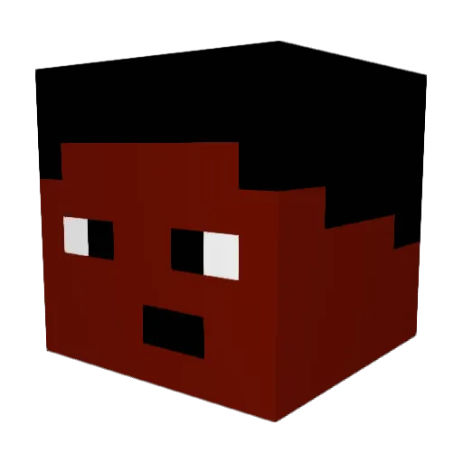NilsonGamer99 Minecraft avatar head, 3D render