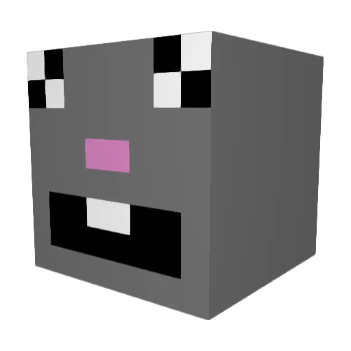 Nilsstr Minecraft avatar head, 3D render