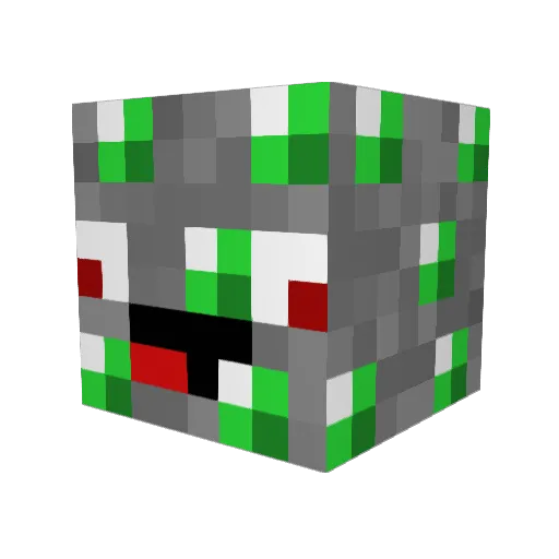 NilsuD2013 Minecraft avatar head, 3D render