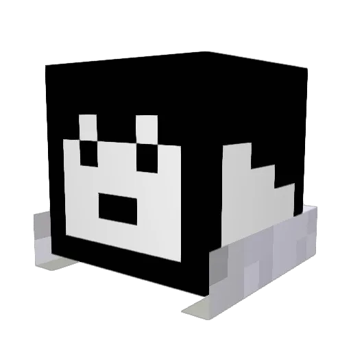 NilzGHG Minecraft avatar head, 3D render