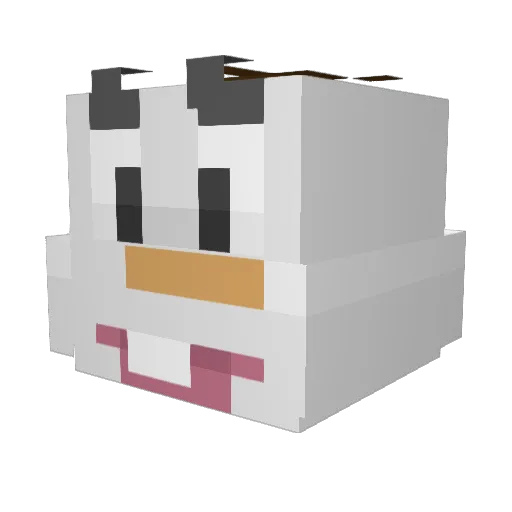 Nimdoc_iAM Minecraft avatar head, 3D render