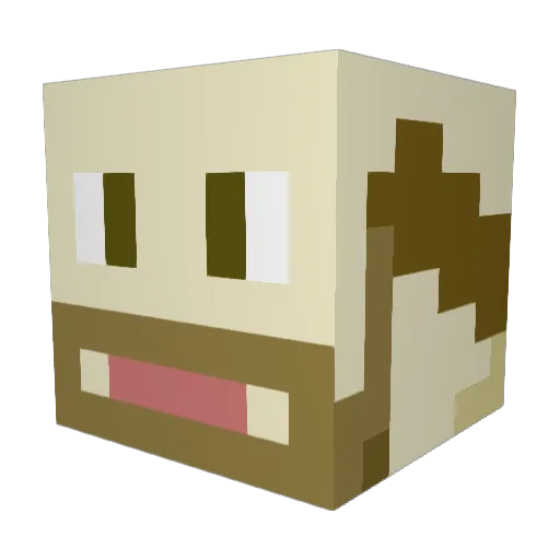 Nimhnoid_ Minecraft avatar head, 3D render