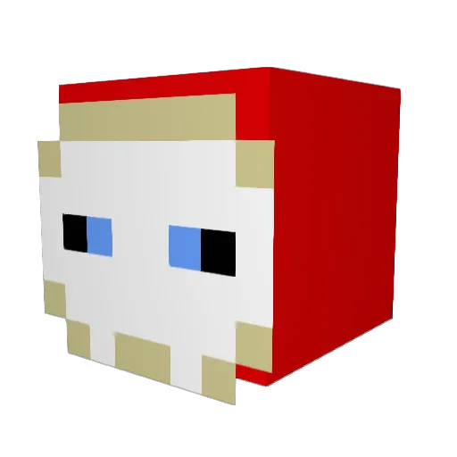 NimmTheGreat Minecraft avatar head, 3D render