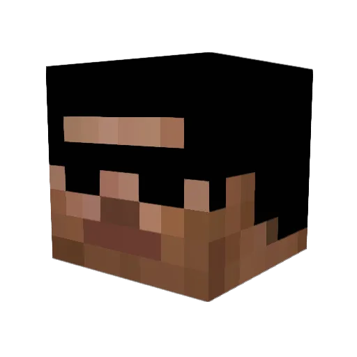 Nimtronic Minecraft avatar head, 3D render