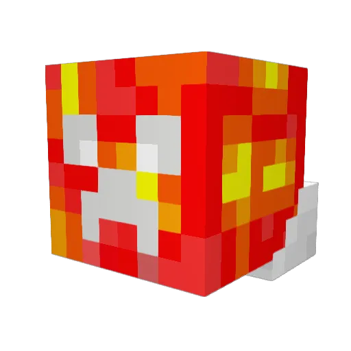 Nimuuu_24 Minecraft avatar head, 3D render