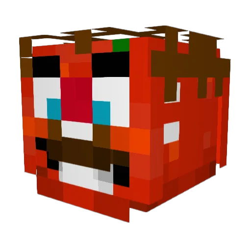 NinJay236 Minecraft avatar head, 3D render