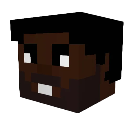 NincronyGaming Minecraft avatar head, 3D render