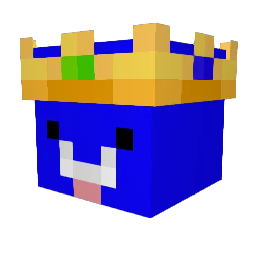Nindo128 Minecraft avatar head, 3D render