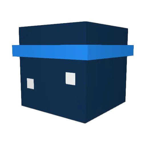 NineasMC Minecraft avatar head, 3D render