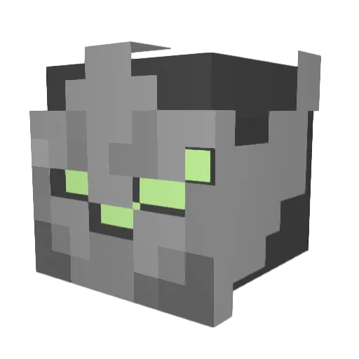 NingKong_Do Minecraft avatar head, 3D render