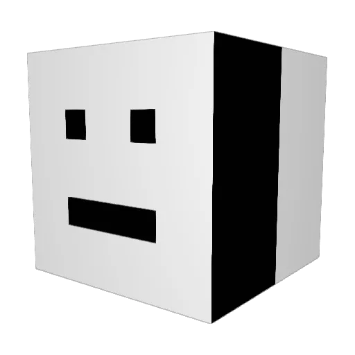 Ninhchotim Minecraft avatar head, 3D render