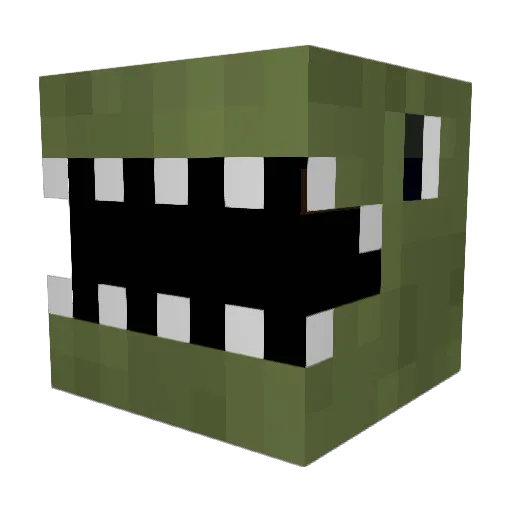 Ninise31 Minecraft avatar head, 3D render