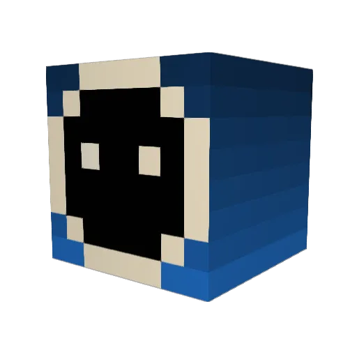 Ninja0__0 Minecraft avatar head, 3D render