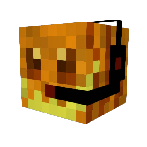 Ninja15092 Minecraft avatar head, 3D render