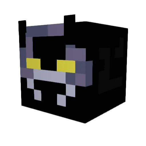 Ninja387 Minecraft avatar head, 3D render