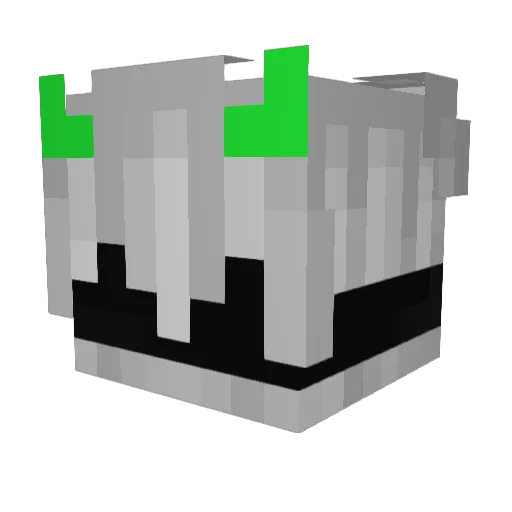 Ninja85135 Minecraft avatar head, 3D render