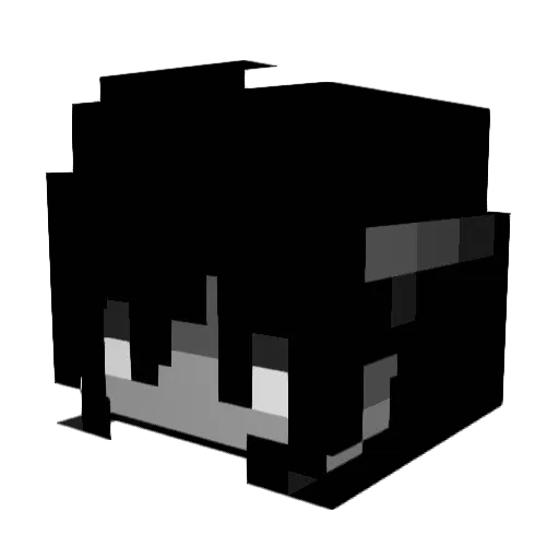 NinjaBerrys Minecraft avatar head, 3D render