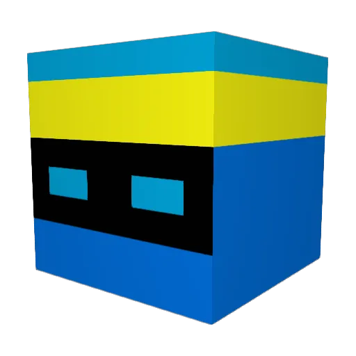NinjaBlevins6 Minecraft avatar head, 3D render