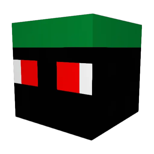 NinjaCatBoyKail Minecraft avatar head, 3D render
