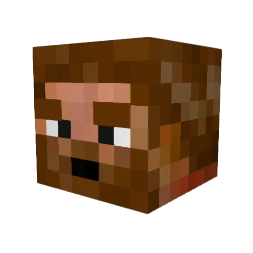 NinjaChimp1277 Minecraft avatar head, 3D render