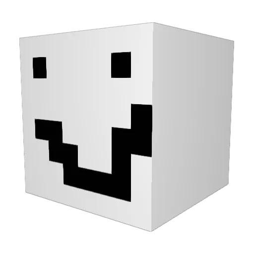 NinjaCow2005 Minecraft avatar head, 3D render