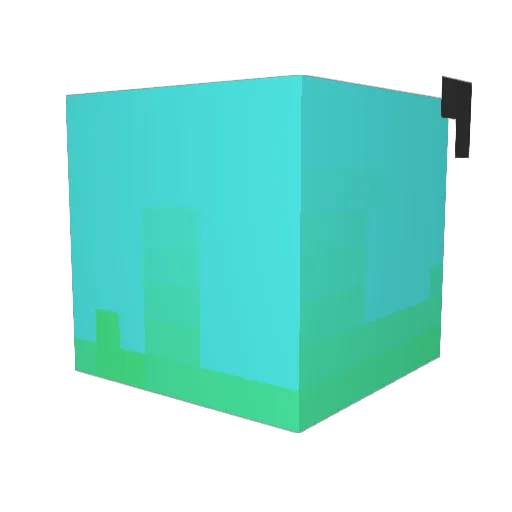 NinjaCoyfish Minecraft avatar head, 3D render