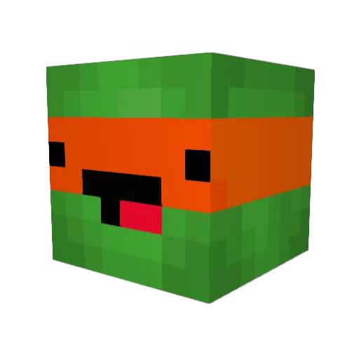 NinjaEnchant Minecraft avatar head, 3D render