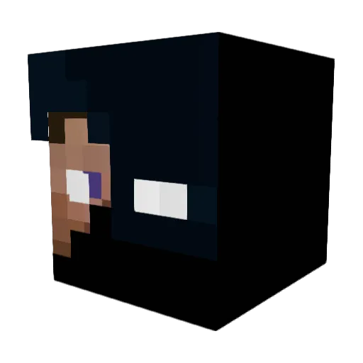NinjaFaceroll Minecraft avatar head, 3D render