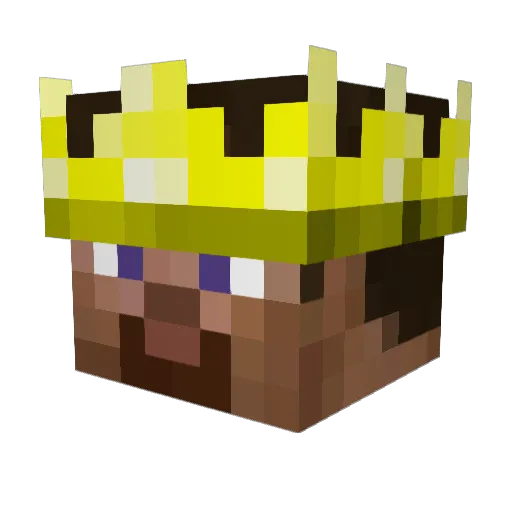 NinjaFe Minecraft avatar head, 3D render