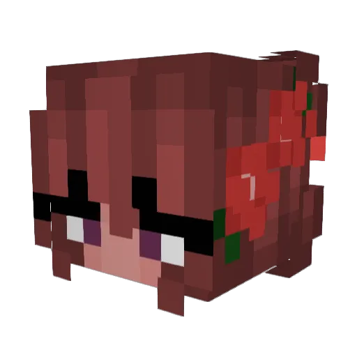 NinjaFighter315 Minecraft avatar head, 3D render