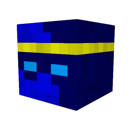 NinjaFortnite69 Minecraft avatar head, 3D render