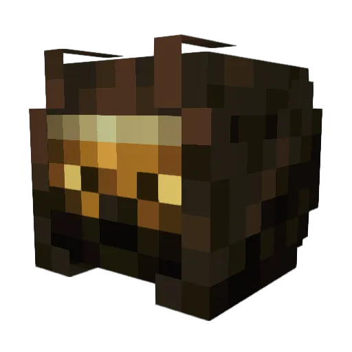 NinjaFrito Minecraft avatar head, 3D render