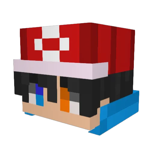 NinjaGabriel1350 Minecraft avatar head, 3D render