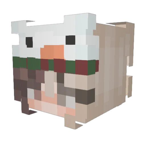 NinjaGalaxy101 Minecraft avatar head, 3D render