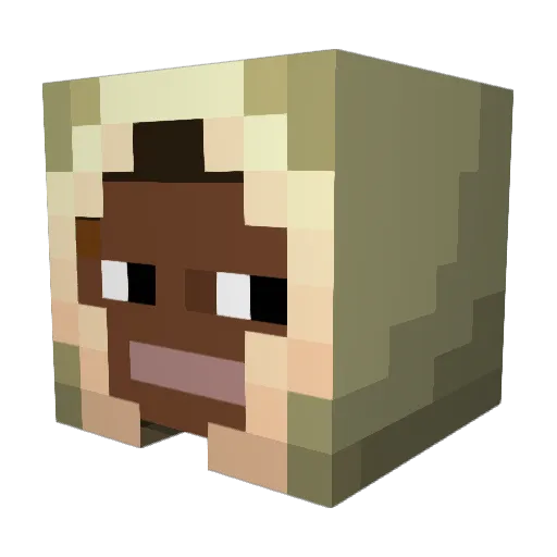 NinjaGam1ng Minecraft avatar head, 3D render
