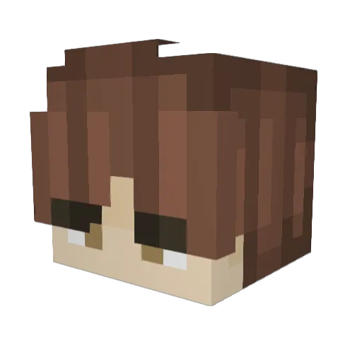 NinjaGames1804 Minecraft avatar head, 3D render