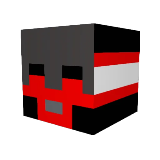 NinjaGymnast150 Minecraft avatar head, 3D render