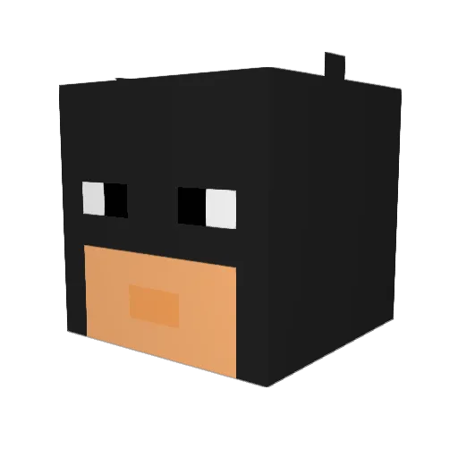 NinjaHamood Minecraft avatar head, 3D render