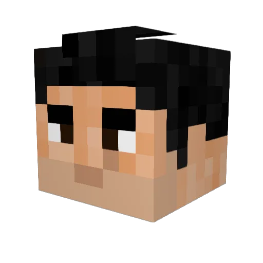 NinjaHobbit626 Minecraft avatar head, 3D render
