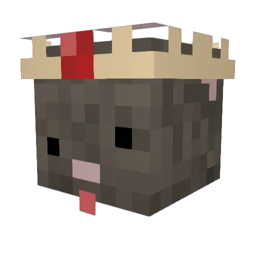 NinjaHorse98 Minecraft avatar head, 3D render