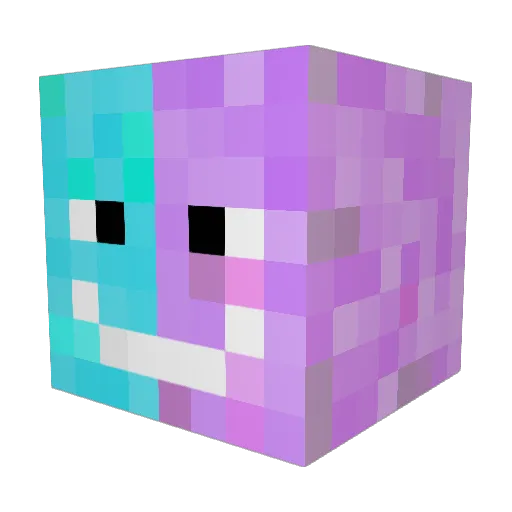 Minecraft-Avatar von NinjaHub: Kopf als 3D-Render