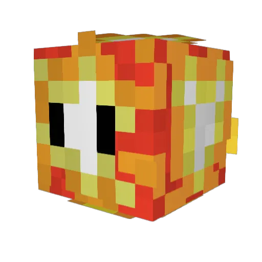 NinjaJPS Minecraft avatar head, 3D render