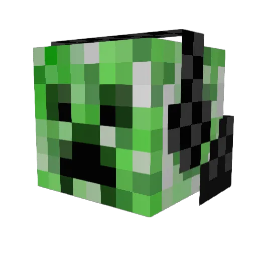 NinjaLovro Minecraft avatar head, 3D render