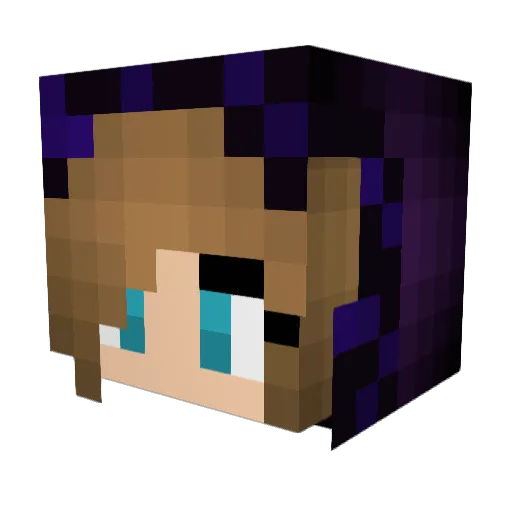 NinjaMelon18 Minecraft avatar head, 3D render